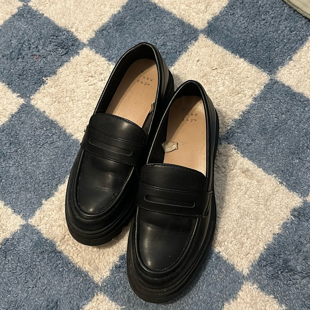 Target black loafers
